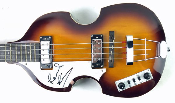 The Beatles: Paul McCartney Superbly Signed Left-Handed Hofner Personal Model Bass Guitar (Caiazzo LOA, PSA/JSA Guaranteed)