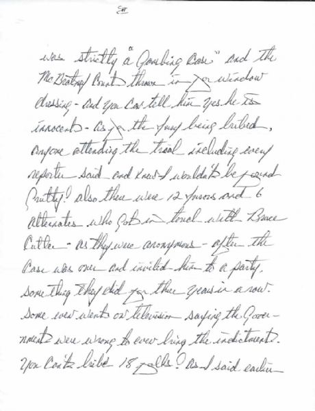 Lot Detail Mafia John Gotti Impressive 5 Page Handwritten Letter