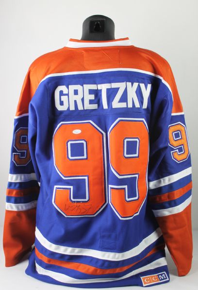 Wayne Gretzky Signed Edmonton Oilers CCM Jersey (JSA)
