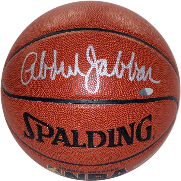 Kareem Abdul-Jabbar Signed I/O NBA Basketball (Steiner)