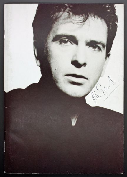 Peter Gabriel Signed "Guide to PGs Travellers" 9" x 6" Pamphlet (REAL/Epperson)