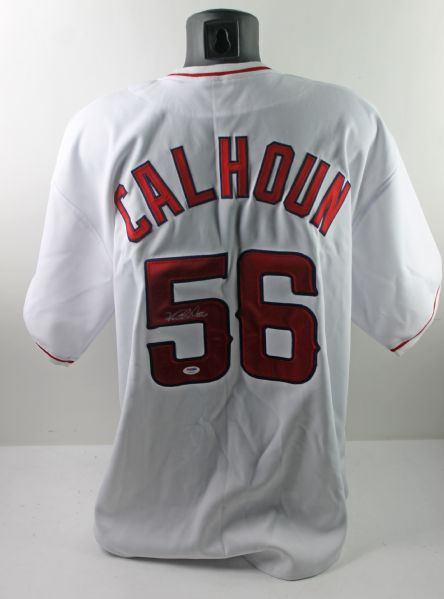 MLB Prospect: Kole Calhoun Signed Angels Jersey (PSA/DNA)