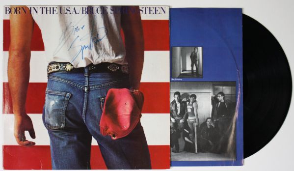 Bruce Springsteen Signed In-Person "Born In The U.S.A" Album (PSA/JSA Guaranteed)