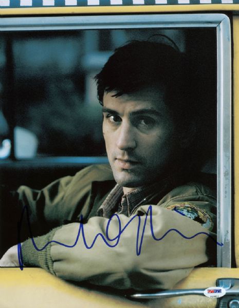 Robert De Niro Signed 11" x 14" Color Photo from "Taxi Driver" (PSA/DNA)