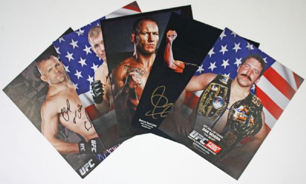UFC Stars Signed Photo Lot with Liddell, Hughes, Pettis, etc. (PSA/JSA Guaranteed)