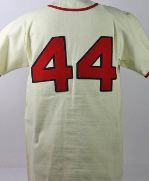 Lot Detail - Hank Aaron Ultra Rare Signed Indianapolis Clowns Negro ...