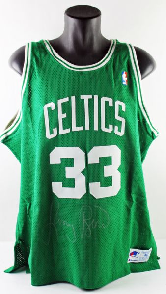Larry Bird Signed Boston Celtics 1980-90s Champion Model Jersey (PSA/DNA)