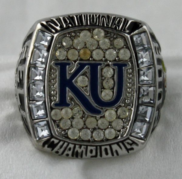 2008 Kansas Jayhawks Bill Self Replica Championship Ring