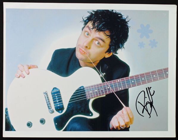 Green Day: Billy Joe Armstrong Signed 8" x 10" Color Photo (PSA/DNA Guarantee)
