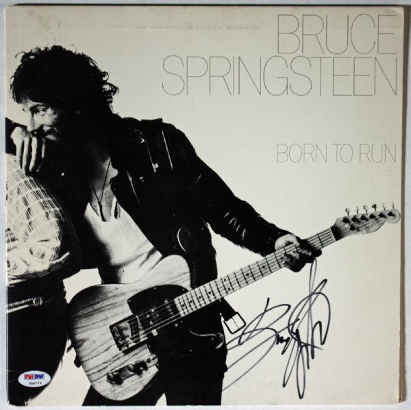Bruce Springsteen Signed "Born to Run" Record Album (PSA/DNA)