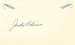 Jackie Robinson Near-Mint Signed 3" x 5" Notecard (PSA/JSA Guaranteed)