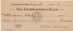 Walter Johnson Signed & Hand Written 1944 Personal Bank Check (PSA/JSA Guranteed)