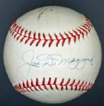 Ultra-Rare Joe DiMaggio Vintage Signed Pacific Coast League Baseball (PSA/DNA)