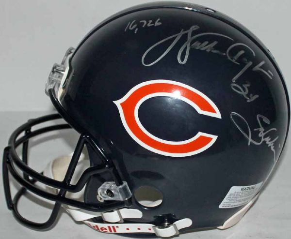 Impressive Walter Payton Signed & Inscribed Pro Line Helmet w/ an Incredible 6 Inscription! (PSA/DNA & Walter Payton Holo)