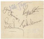 Rock N Rolls Ultimate Pairing: Multi-Signed 1967 Album Page w/ Mick Jagger, Paul McCartney, John Lennon, George Harrison & Ringo Starr! (PSA/DNA)