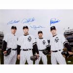 Core Four: Derek Jeter, Mariano Rivera, Andy Pettitte & Jorge Posada Signed Limited Edition 16" x 20" Color Photo (Steiner)