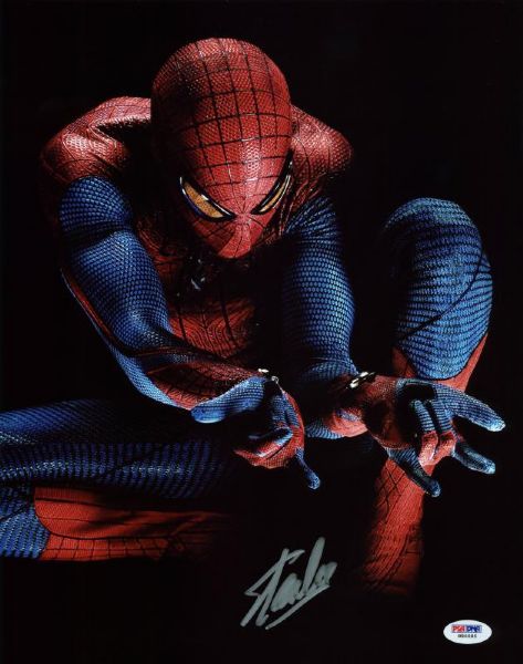 Spider-Man: Stan Lee Signed 11"x14" Photo (PSA/DNA)