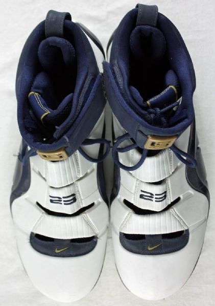 2007 LeBron James Game Worn/Used Personal Model Nike Sneakers