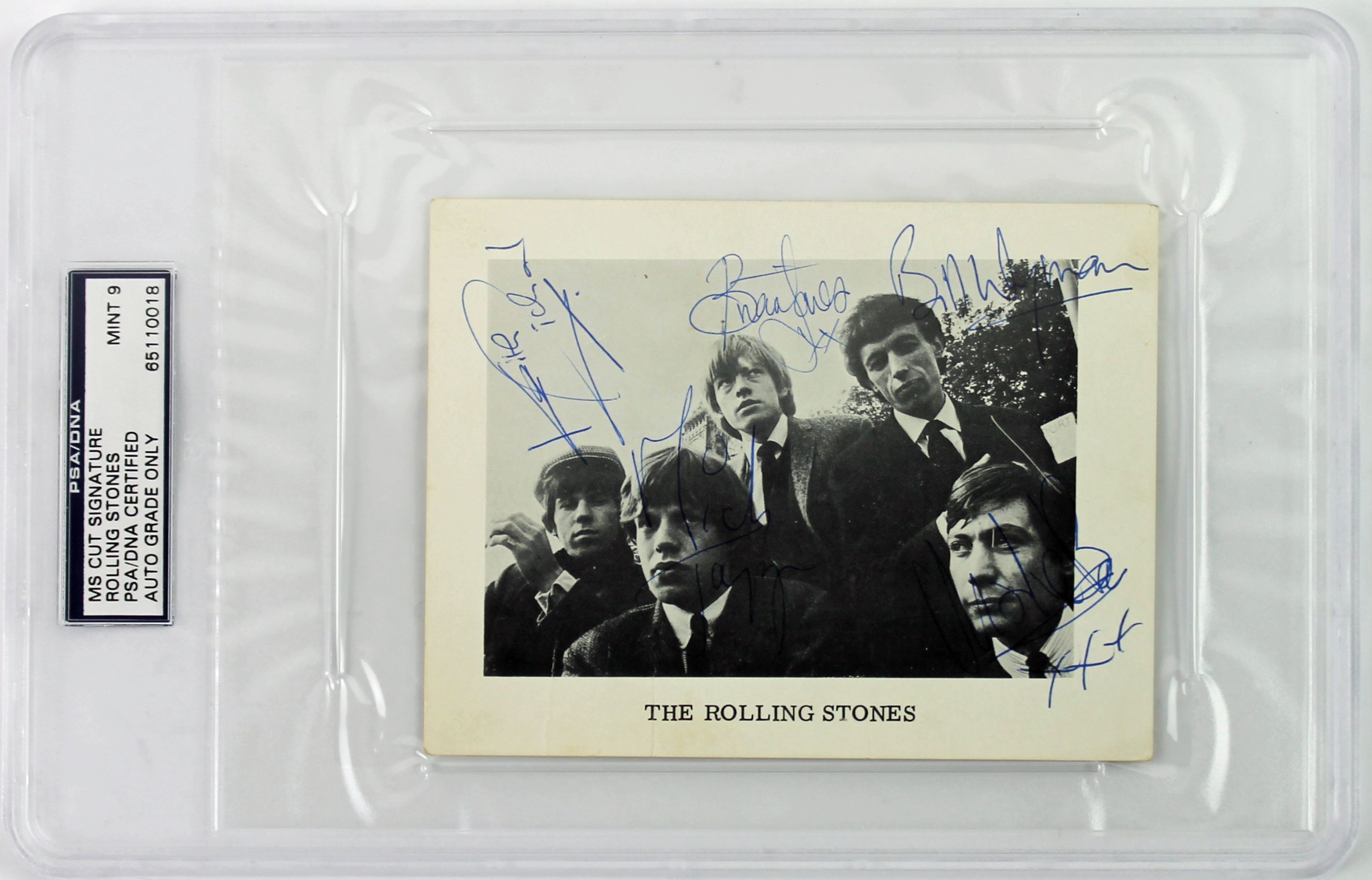 Lot Detail - Rolling Stones Vintage Group Signed Fan Club Photo Graded w/ Brian (PSA/DNA Encapsulated)