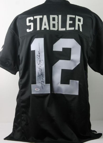 Ken "Snake" Stabler Signed Raiders Jersey (PSA/DNA)