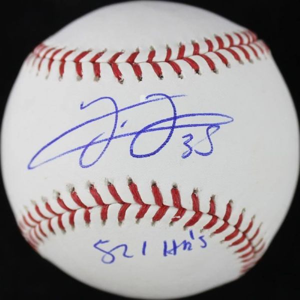 White Sox: Frank Thomas Signed "521 HRs" OML Baseball (PSA/DNA)
