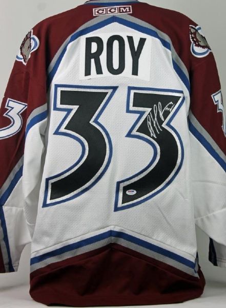 Patrick Roy Rare Signed Colorado Avalanche Signed Jersey (PSA/DNA)