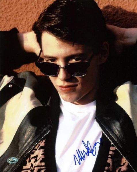 Matthew Broderick Signed 11" x 14" Color Photo from "Ferris Buellers Day Off" (PSA/DNA)