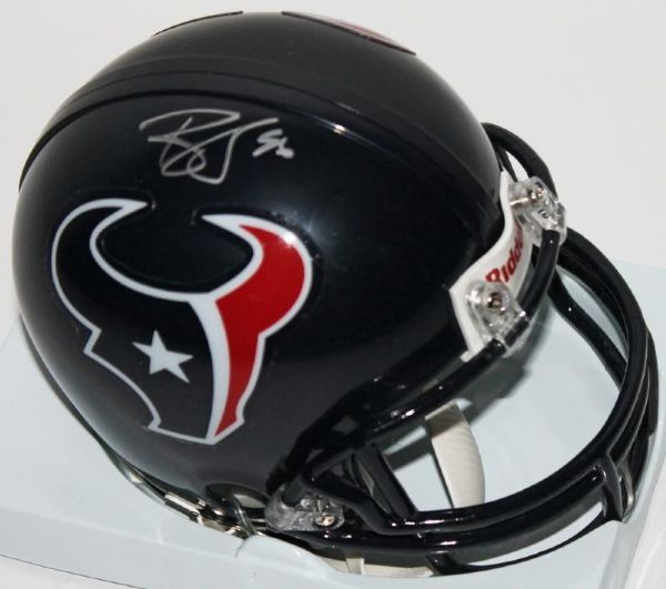 Brian Cushing Signed Houston Texans Mini Helmet (PSA/DNA)