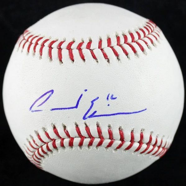 Dodgers: Andre Ethier Signed OML Baseball (PSA/DNA)