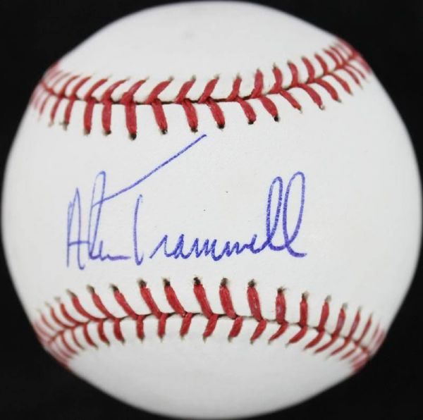 Tigers: Alan Trammell Signed OML Baseball (MLB)