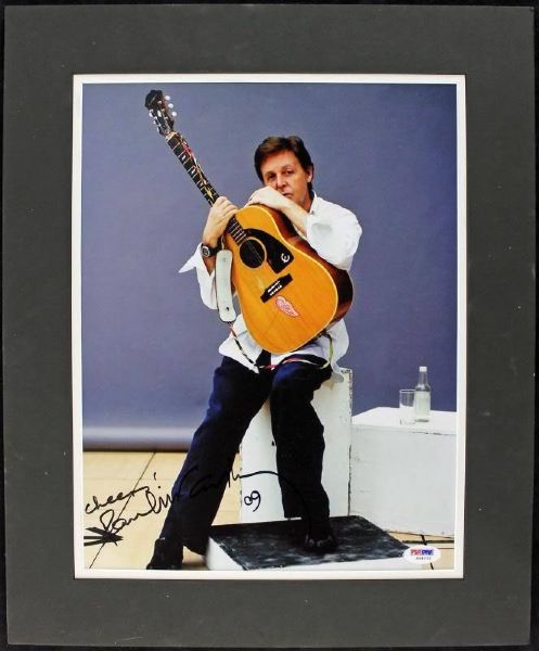 The Beatles: Paul McCartney Signed & Matted 11"x14" Photo (PSA/DNA)