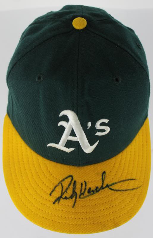 Lot Detail - Rickey Henderson Game Worn & Signed Oakland A's Baseball ...