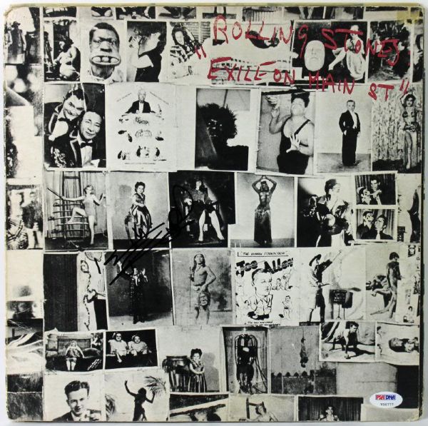 The Rolling Stones: Keith Richards Signed "Exile on Main Street" Record Album (PSA/DNA)