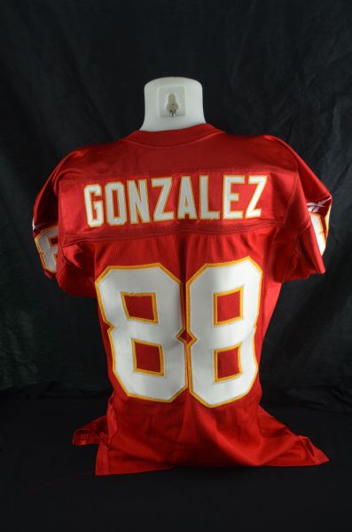 1998 Tony Gonzalez Game Worn Kansas City Chiefs Jersey