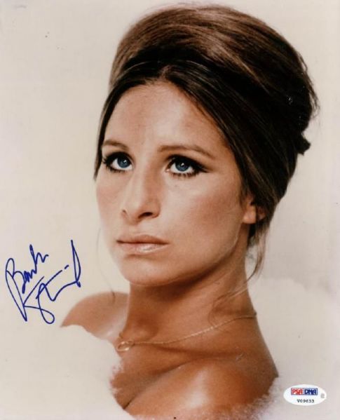 Barbra Streisand Rare Signed 8"x10" Photo (PSA/DNA)