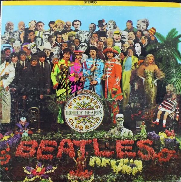 The Beatles: Ringo Starr Signed "Sgt Peppers" Record Album (PSA/DNA)