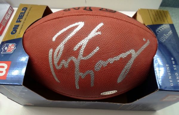 Peyton Manning Superb Signed NFL Leather Football (UDA)