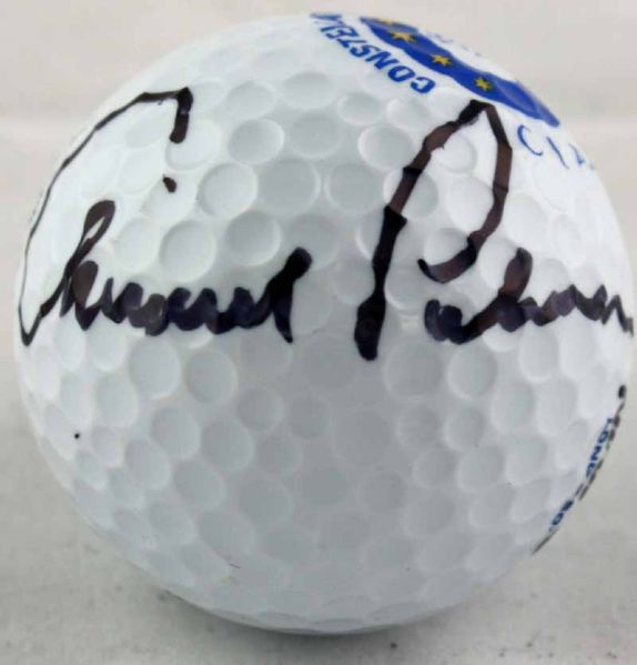 Arnold Palmer Near-Mint Signed Golfball (PSA/JSA Guaranteed)