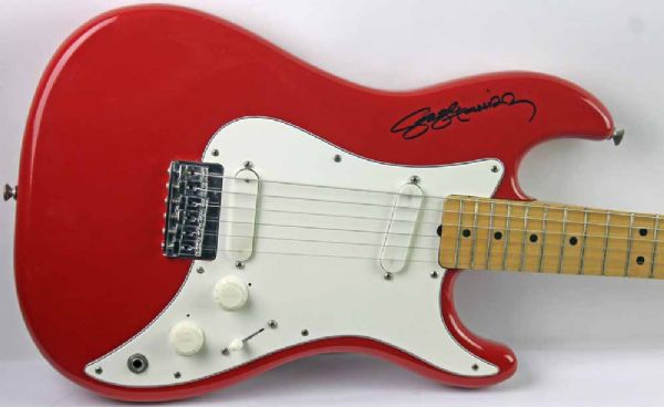 The Beatles: Incredible George Harrison Single Signed Fender Bullet Stratocastor Guitar w/ Superb Signature (PSA/DNA)
