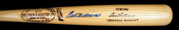 Ted Williams Signed Personal Model Baseball Bat w/ Superb Signature (JSA)