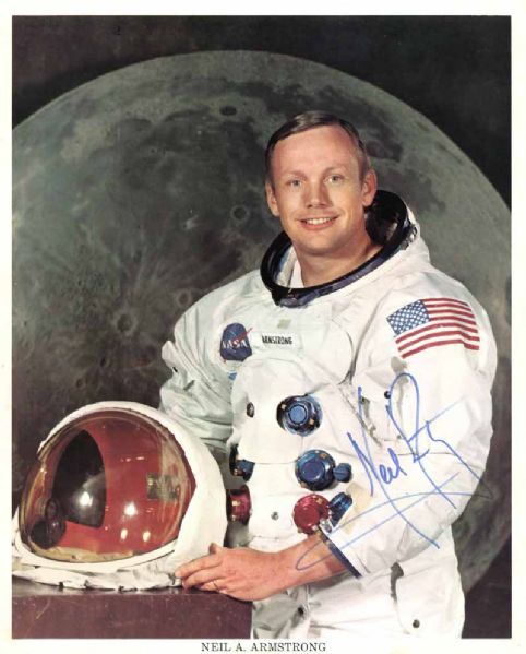 Apollo 11: Neil Armstrong Rare Signed UNINSCRIBED 8" x 10" NASA Portrait Photograph (JSA)