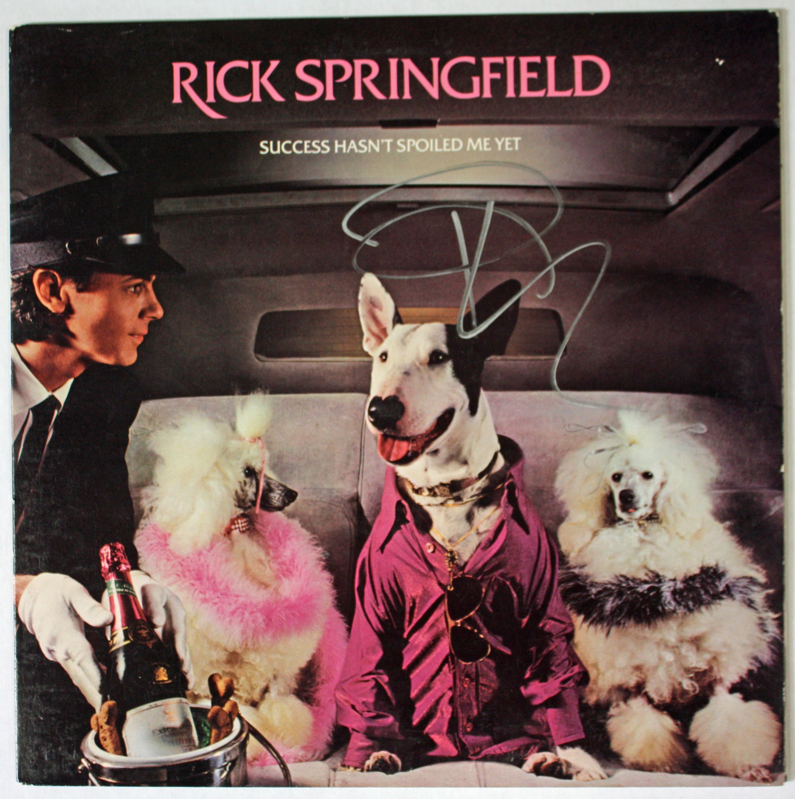 Lot Detail - Rick Springfield Signed 