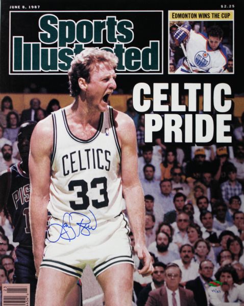 Larry Bird Signed Limited Edition 16" x 20" Sports Illustrated Image (Steiner)