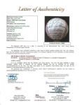 1956 NY Giants Team Signed ONL Baseball (JSA)