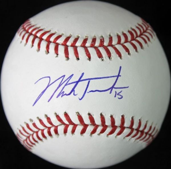 D-Backs: Mark Trumbo Signed OML Baseball (MLB)
