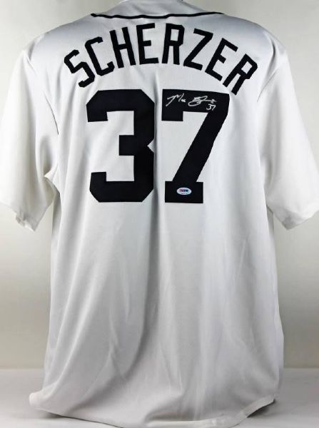 Max Scherzer Signed Detroit Tigers Jersey (PSA/DNA)
