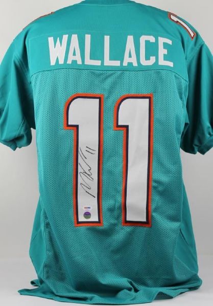 Mike Wallace Signed Miami Dolphins Jersey (PSA/DNA)