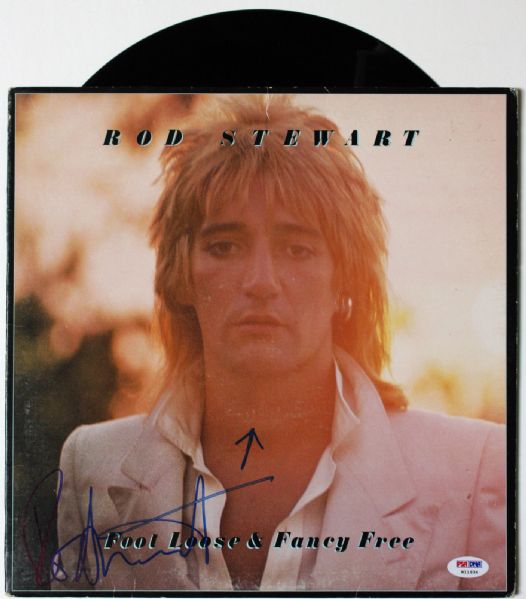 Rod Stewart Signed "Foot Loose & Fancy Free" Record Album (PSA/DNA)