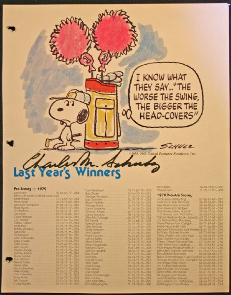 Peanuts: Charles Schulz Signed 8.5" x 11" Magazine Page (PSA/DNA)