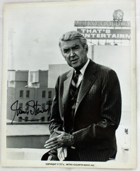 Jimmy Stewart Signed 8" x 10" Black & White Photo (PSA/JSA Guaranteed)